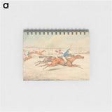 アートメモ帳-Steeplechasing: Five Riders Galloping Right
 - イェール大学アートギャラリー Memo.