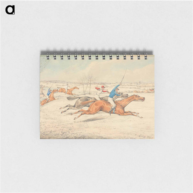アートメモ帳-Steeplechasing: Five Riders Galloping Right
 - イェール大学アートギャラリー Memo.