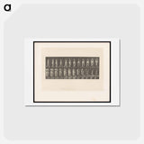 アートポストカード-Ascending Nude
 - エドワード マイブリッジ Postcard.