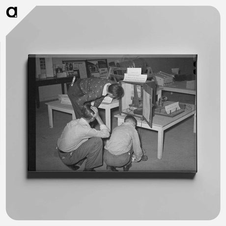 アートパネル-FSA Mobile Camp Sign
 - ラッセル リー Canvas.