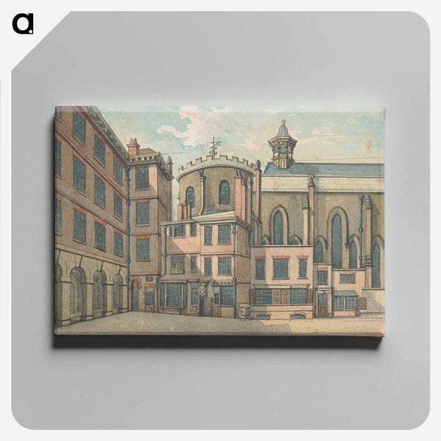アートパネル-Temple Church
 - イェール大学アートギャラリー Canvas.