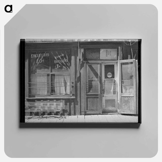 アートパネル-Sheridan County School and Church
 - ラッセル リー Canvas.