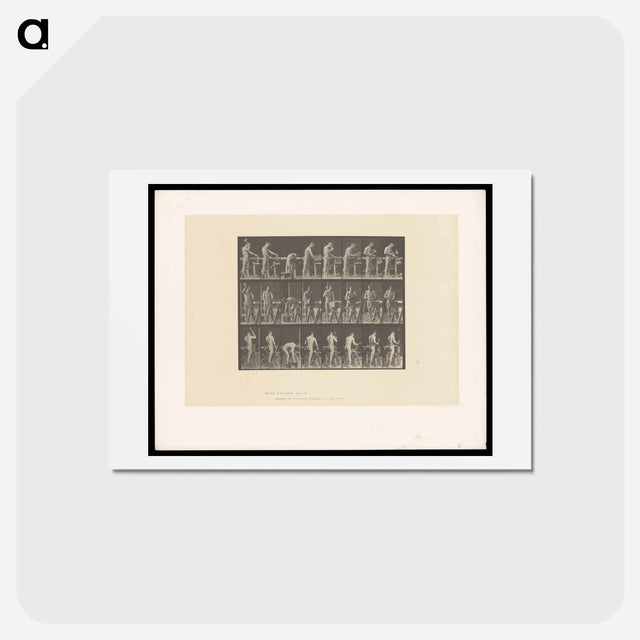 アートポストカード-Man at Work
 - エドワード マイブリッジ Postcard.