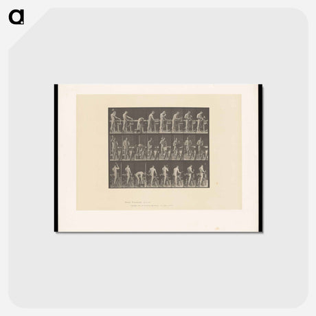 アートポストカード-Man at Work
 - エドワード マイブリッジ Postcard.