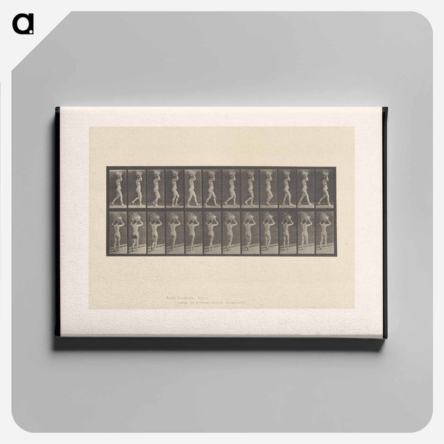 アートパネル-Woman with Load
 - エドワード マイブリッジ Canvas.