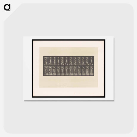 アートポストカード-Woman with Load
 - エドワード マイブリッジ Postcard.