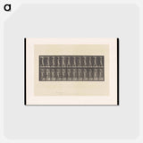 アートポストカード-Woman with Load
 - エドワード マイブリッジ Postcard.