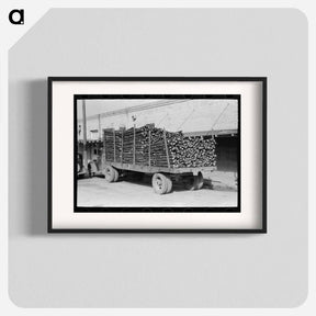 アートポスター-Fence Posts for Oklahoma
 - ラッセル リー Poster.