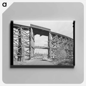 アートパネル-Fence Posts for Oklahoma
 - ラッセル リー Canvas.