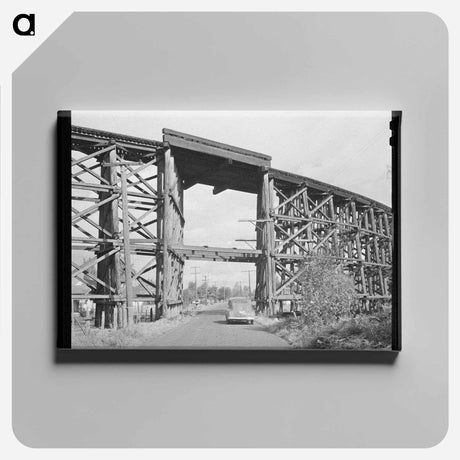 アートパネル-Fence Posts for Oklahoma
 - ラッセル リー Canvas.