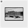 アートポストカード-Fence Posts for Oklahoma
 - ラッセル リー Postcard.