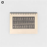 アートメモ帳-Naked Woman Walking
 - エドワード マイブリッジ Memo.