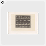 アートポストカード-Nude Descending
 - エドワード マイブリッジ Postcard.