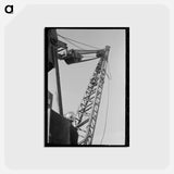 アートポストカード-Shasta Dam Crane
 - ラッセル リー Postcard.