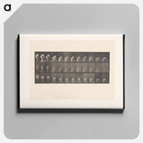 アートパネル-Woman Washing Floor
 - エドワード マイブリッジ Canvas.