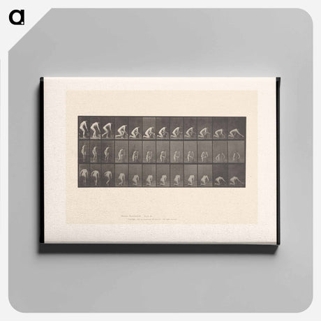 アートパネル-Woman Washing Floor
 - エドワード マイブリッジ Canvas.