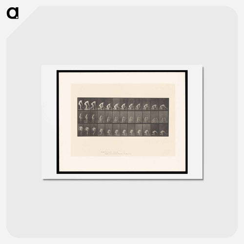 Woman Washing Floor
 - エドワード マイブリッジ Postcard.