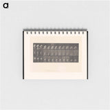 アートメモ帳-Woman Washing Floor
 - エドワード マイブリッジ Memo.