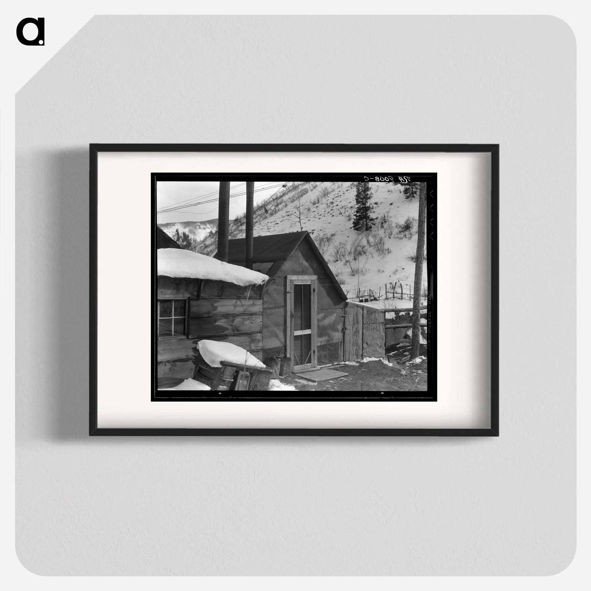 Utah coal miner's house - Dorothea Lange Poster.