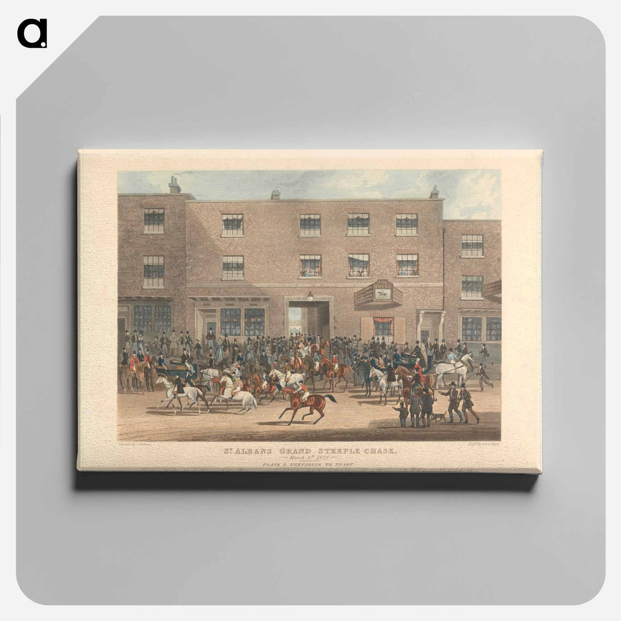 アートパネル-Steeple-chasing [set of six]: St. Albans Grand Steeple Chase.
 - イェール大学アートギャラリー Canvas.