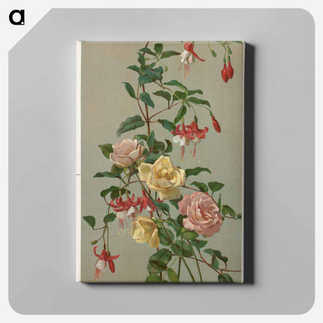 アートパネル-Roses and Fuchsia
 - ボストン公共図書館 Canvas.