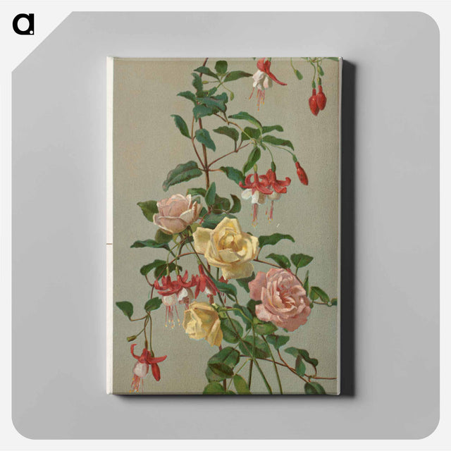 アートパネル-Roses and Fuchsia
 - ボストン公共図書館 Canvas.