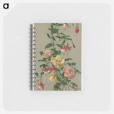 アートメモ帳-Roses and Fuchsia
 - ボストン公共図書館 Memo.