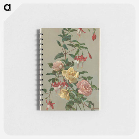 アートメモ帳-Roses and Fuchsia
 - ボストン公共図書館 Memo.