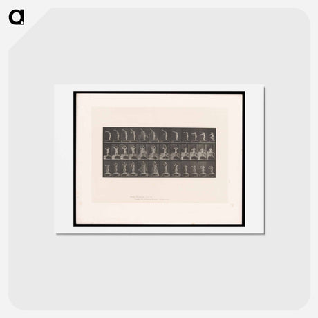 アートポストカード-Woman Bathing
 - エドワード マイブリッジ Postcard.