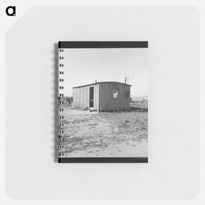 アートメモ帳-Housing for rapidly growing settlement of lettuce workers on fringe of town, Salinas, California - ドロテア ラング Memo.