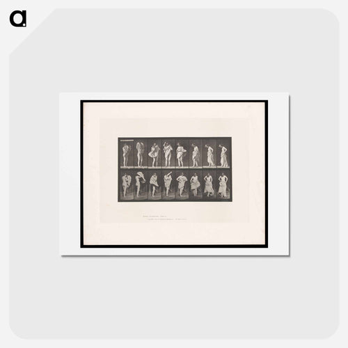 Woman Putting on a Dress
 - エドワード マイブリッジ Postcard.