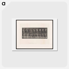 アートポストカード-Baseball Swing
 - エドワード マイブリッジ Postcard.