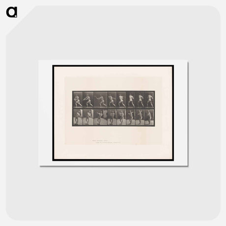 アートポストカード-Baseball Swing
 - エドワード マイブリッジ Postcard.