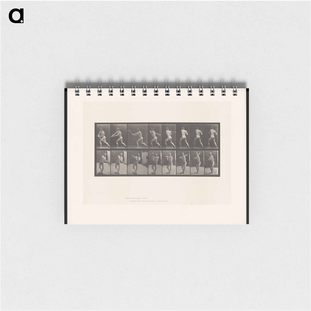 アートメモ帳-Baseball Swing
 - エドワード マイブリッジ Memo.