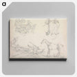アートパネル-Symptoms: of Being Wanted, of Anxiety, of a Has Been, of Duck Catching
 - イェール大学アートギャラリー Canvas.