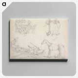 アートパネル-Symptoms: of Being Wanted, of Anxiety, of a Has Been, of Duck Catching
 - イェール大学アートギャラリー Canvas.
