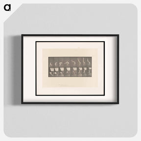 アートポスター-Handstand on Chair
 - エドワード マイブリッジ Poster.