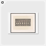 アートポストカード-Handstand on Chair
 - エドワード マイブリッジ Postcard.