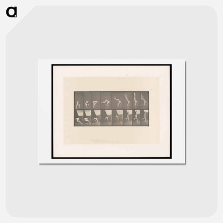 アートポストカード-Handstand on Chair
 - エドワード マイブリッジ Postcard.