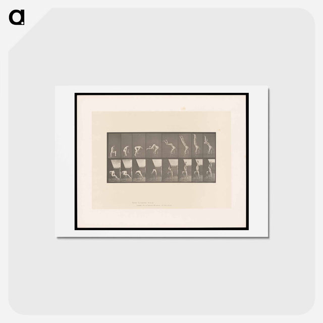 アートポストカード-Handstand on Chair
 - エドワード マイブリッジ Postcard.