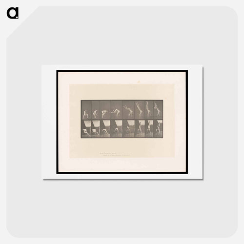 Handstand on Chair
 - エドワード マイブリッジ Postcard.