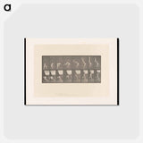 アートポストカード-Handstand on Chair
 - エドワード マイブリッジ Postcard.