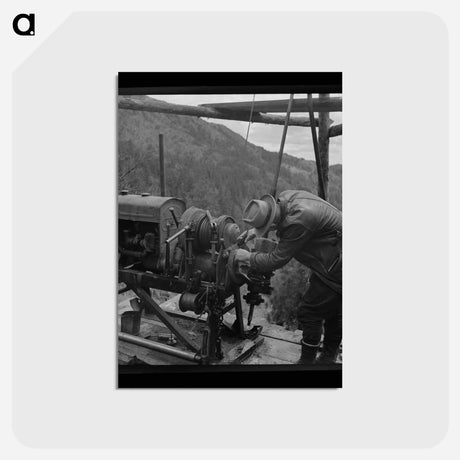アートポストカード-Chrome Ore Survey
 - ラッセル リー Postcard.