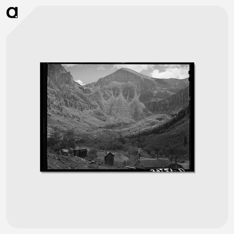 アートポストカード-Telluride Valley
 - ラッセル リー Postcard.