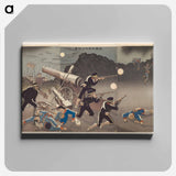アートパネル-Fierce Attack in the Moonlight at Port Arthur
 - セントルイス美術館 Canvas.