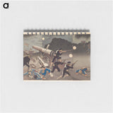 アートメモ帳-Fierce Attack in the Moonlight at Port Arthur
 - セントルイス美術館 Memo.