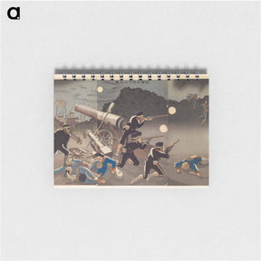 アートメモ帳-Fierce Attack in the Moonlight at Port Arthur
 - セントルイス美術館 Memo.