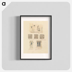 アートポスター-Oare Church, Architectural Details
 - イェール大学アートギャラリー Poster.