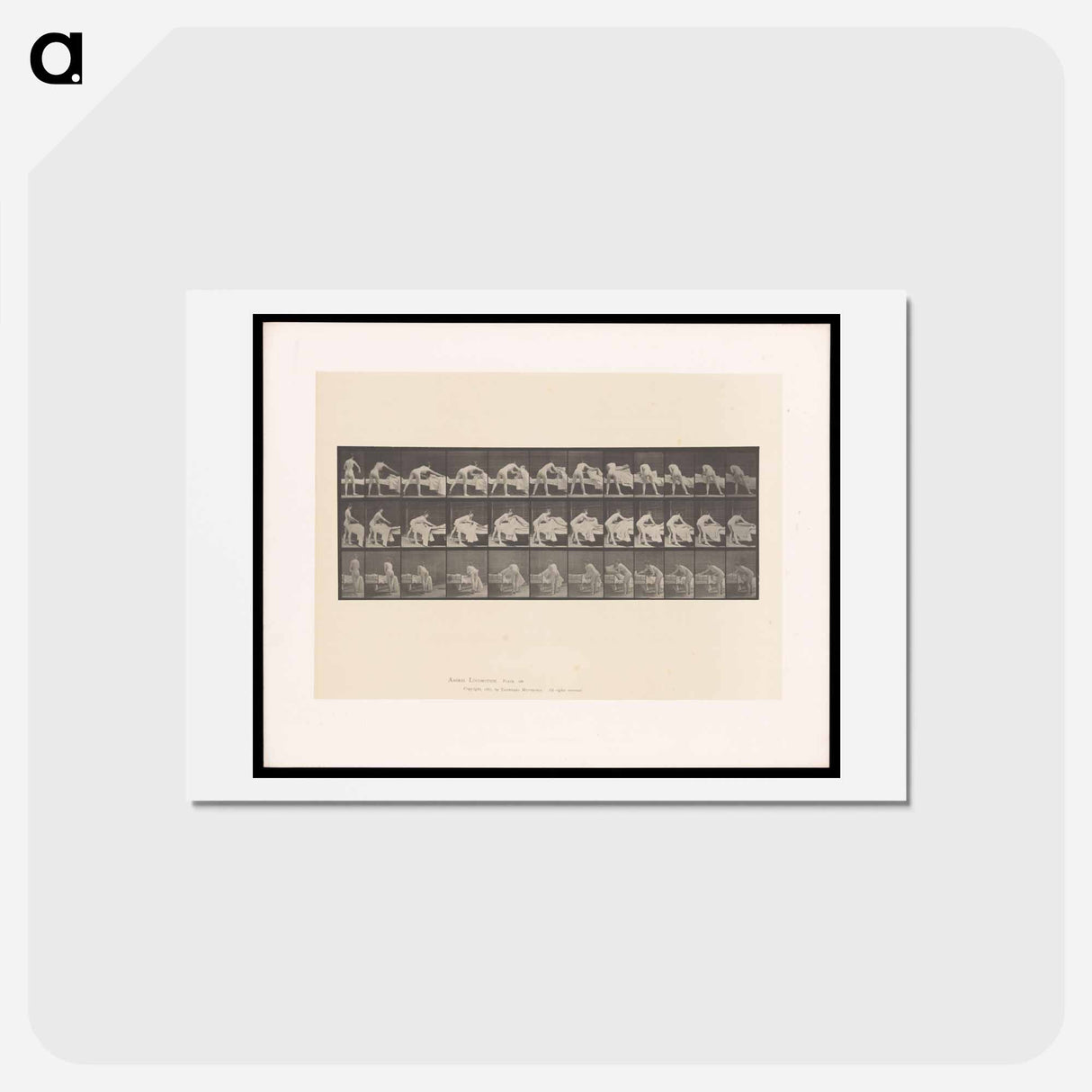 アートポストカード-Making the Bed
 - エドワード マイブリッジ Postcard.