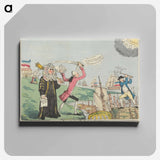アートパネル-The Political Warrior Mowing Down the Russian Trade
 - イェール大学アートギャラリー Canvas.